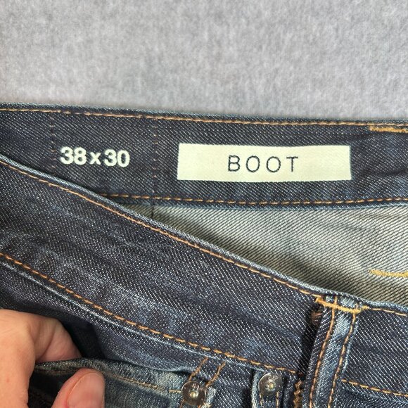 Gap 1969 Mens Jeans Boot Cut Dark Wash 38x30 - Picture 4 of 16